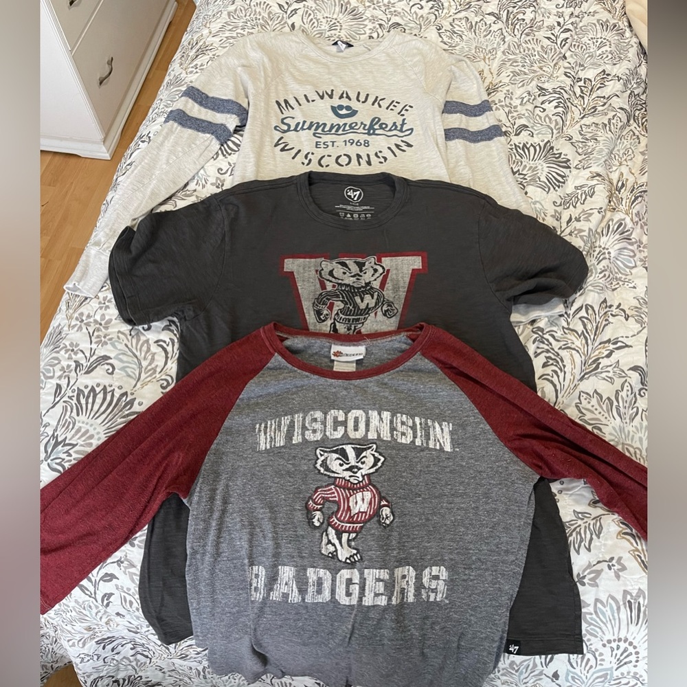 Wisconsin Badgers Shirt Bundle